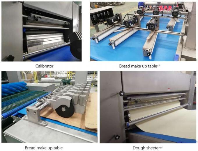 ZKS850 Pastry laminating line / capacity 1200kg/hr with diverse make up accessories and auto.panning machine 0