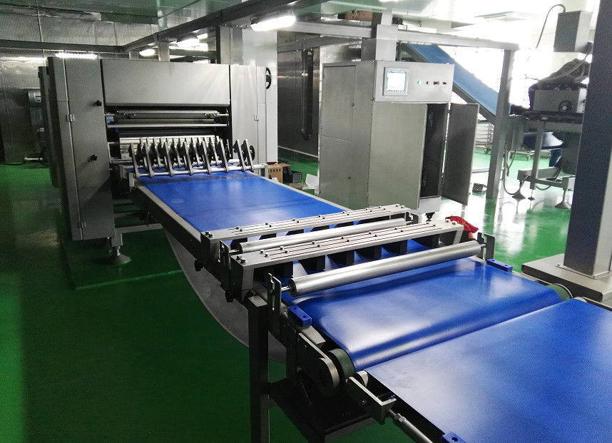 Compact Dough Laminating Machine with Food Grade PU Belt For Frozen