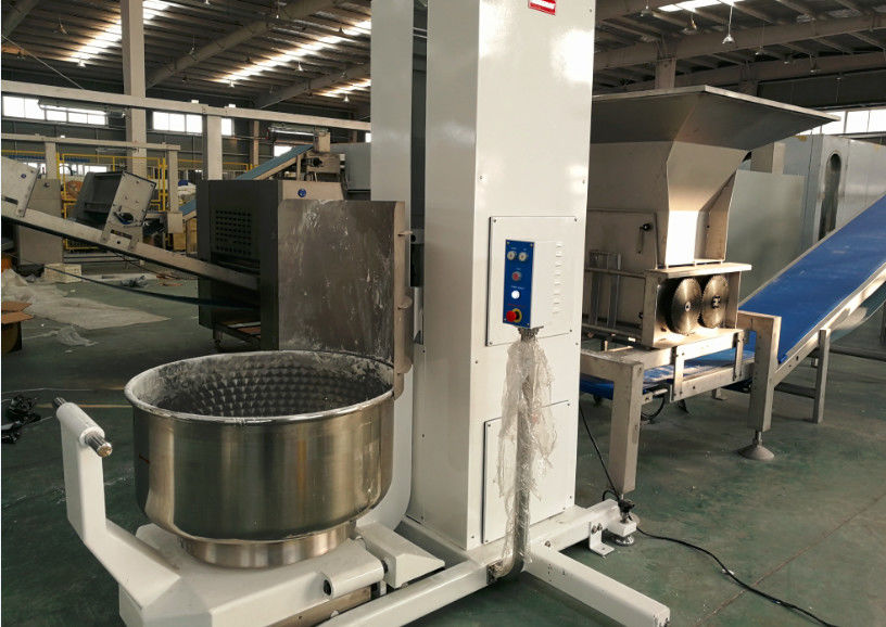 Industrial Laminated Dough Block Laminator 200 Kg Volume Dough Mixer & Bowl Lifter
