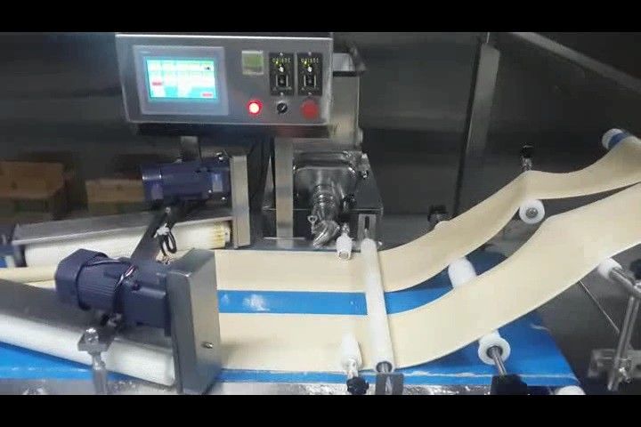 ZKS380 Smaller Puff Production Line With Two Auto Freezing Tunnels