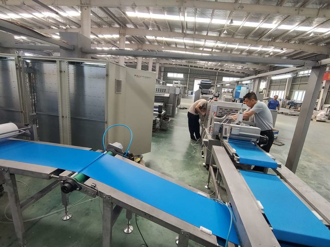 High Efficiency Pastry Production Line Custom Tailor For Filled Pastries And Puff