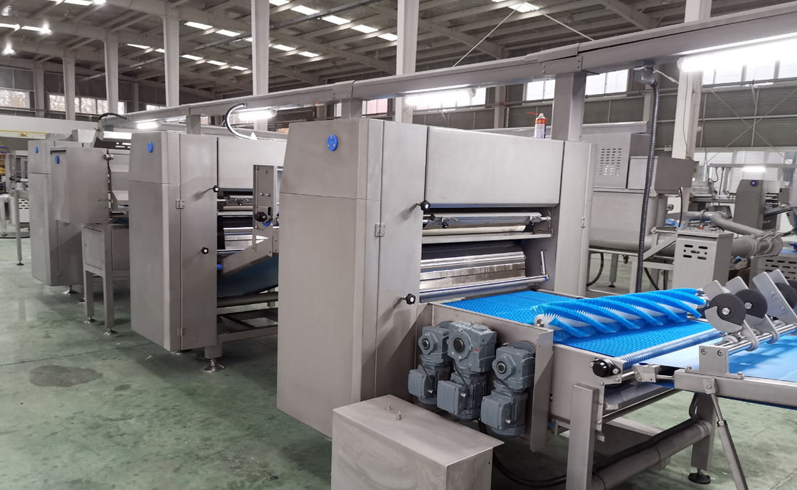 Durable Pastry Production Line with Laminaing Machine for Danish Bread or Swirl, Industrial laminator machine