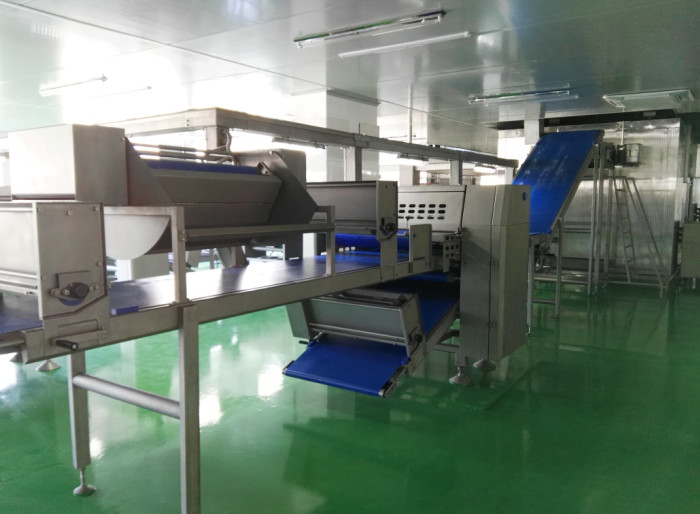 Industrial Automatic Lamination Machine For 1500 Kg Dough Capacity Filled Corissant
