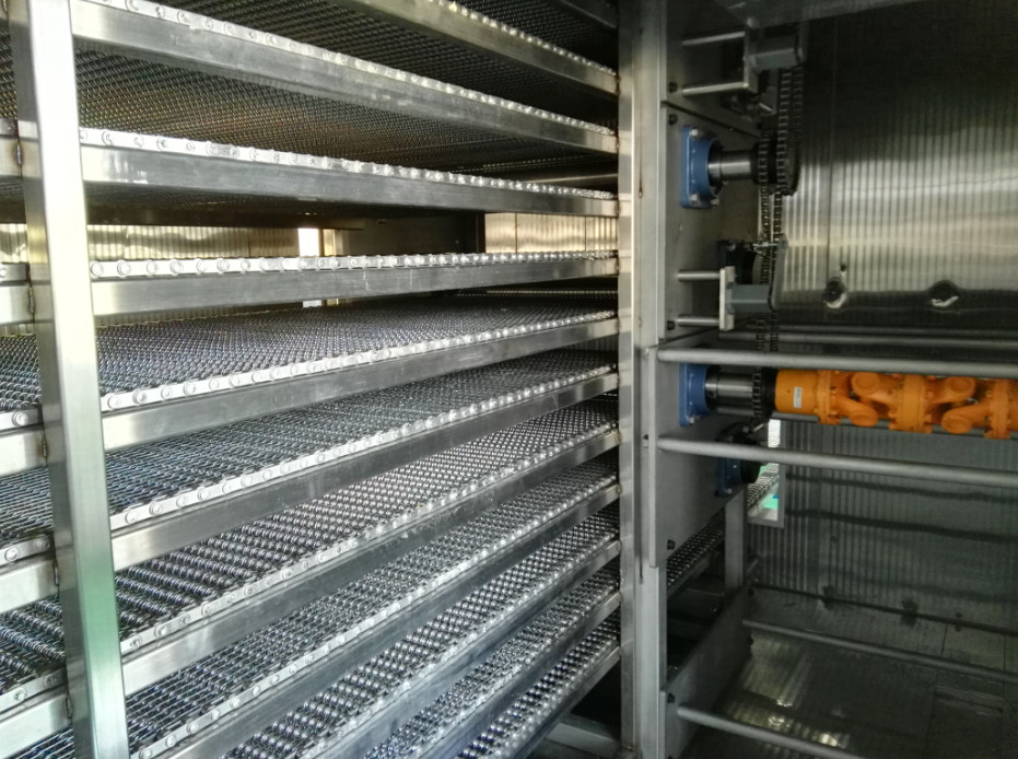 SUS Puff Pastry Sheeter Machine With Auto Freezing Tunnels And 850 Mm Width Laminator