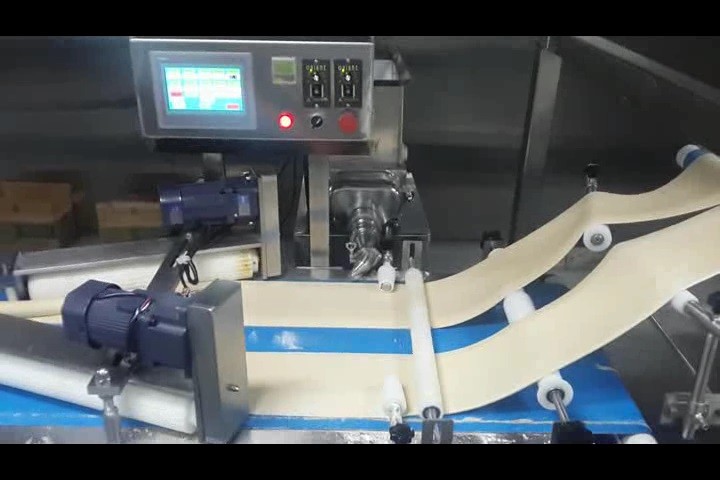 ZKS380 Smaller Puff Production Line With Two Auto Freezing Tunnels