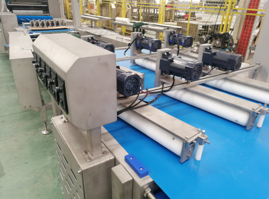 High Flexible  Pastry Production Line For Pastry Roll , Laminating Machine with 300 ~ 1800 kg /hr