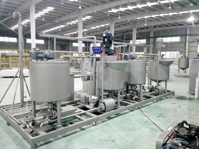 Sponge Cake Production Line With Cake Inflation Mixer