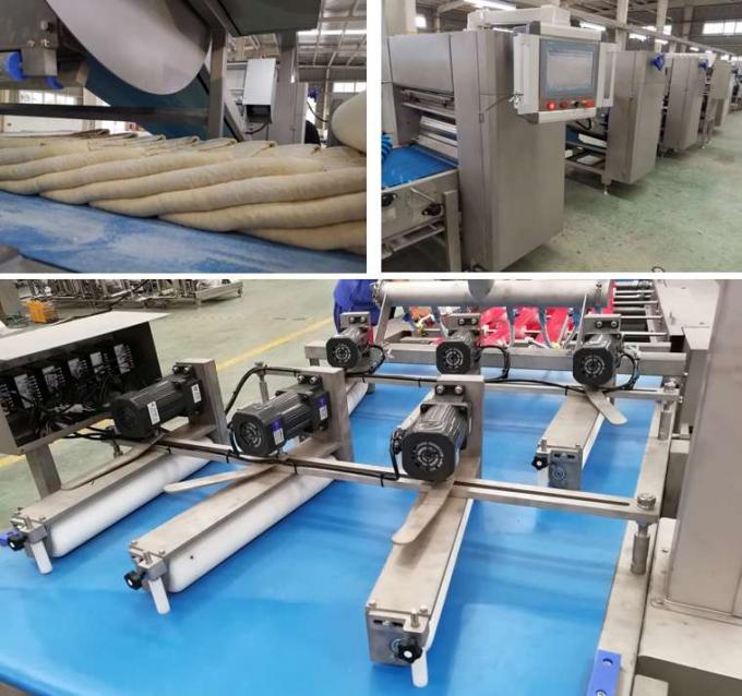 High Flexible Pastry Production Line For Pastry Roll , Laminating