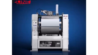 Horizontal dough mixer
