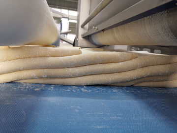 ZKSD900 Auto Pastry Lamination Line With 2 Sets Of Auto Freezers On The Ground And Auto Panning Machine