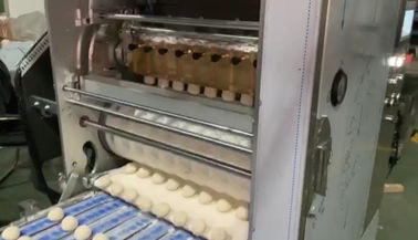 Traditional Automatic Tortilla Machine Controlled By PLC Of Dividing Rounding And Pressing Type