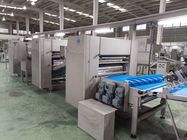 ZKS650 Pastry dough block laminator / capacity 1500kg/hr with retraction machine for Auto.folding