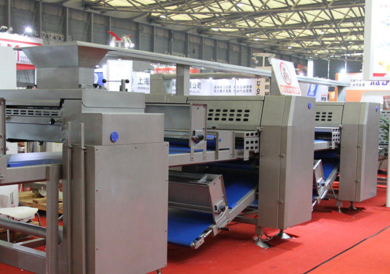 4 Satellites  Pastry Laminating Line/dough laminating  With Powerfull Dough Sheeting  Ability