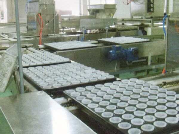 High Output of Cake Production Line Depositor Controled by Servo With Various Moulder