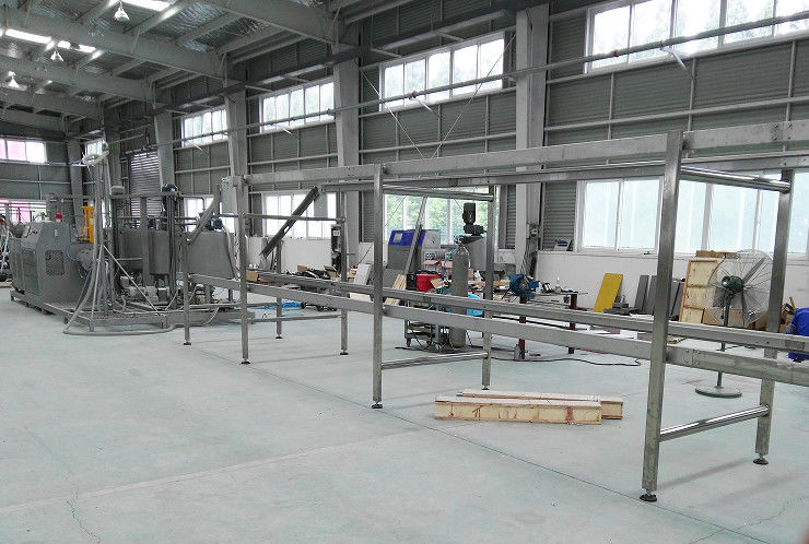 Commercial Swiss Roll Production Line , Cake Making Equipment For Jam Filled Roll Cake