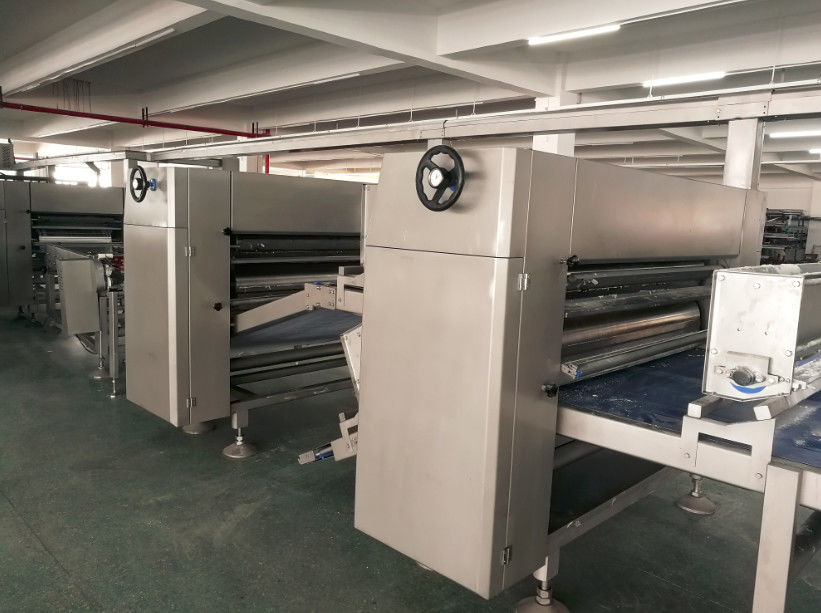 Industrial Pita Bread Production Line , Pita Making Machine For 15 Cm Diameter Pita