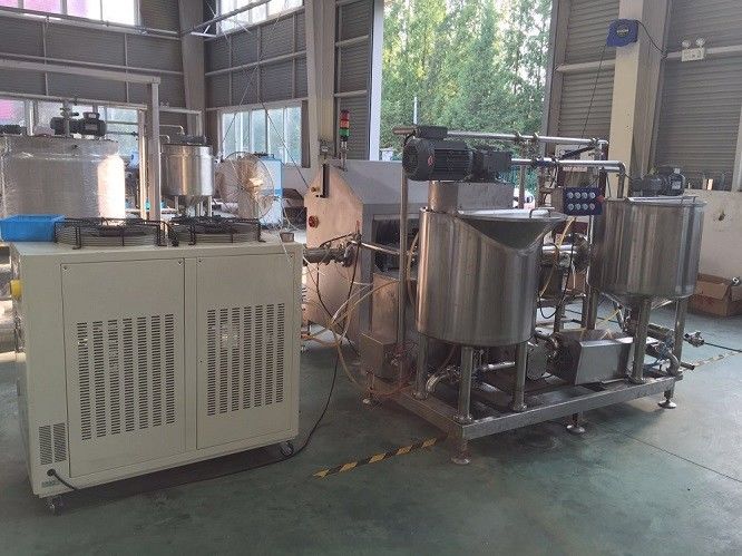 High Automation Cake Batter Mixer For Industrial Cream Production With Chiller