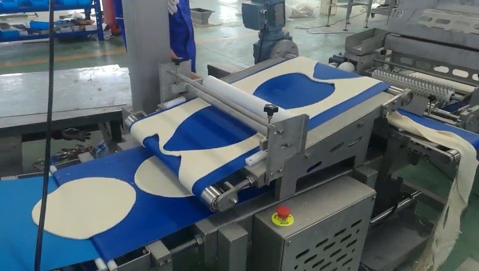 High Flexibility Pizza Production Line Customized With 600 - 900mm Working Width