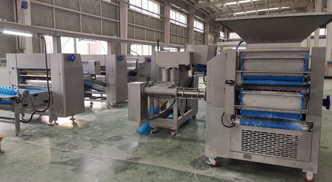 G600 Grand Capacity Laminated Dough Ball Making Line For Frozen Pastry Paratha