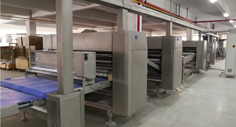 G850 Full automatic tortilla production line of 304 stainless steel controlled by PLC equipped with tunnel oven