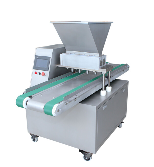 Servo Motor Driving Cake Depositor Machine 600mm Working Width With 6 Removable Nozzles
