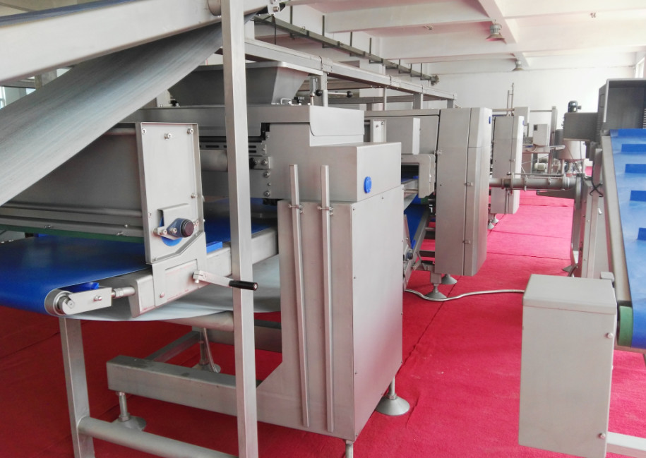 Flexible Configuration Automatic Puff Pastry Making Machine For Frozen