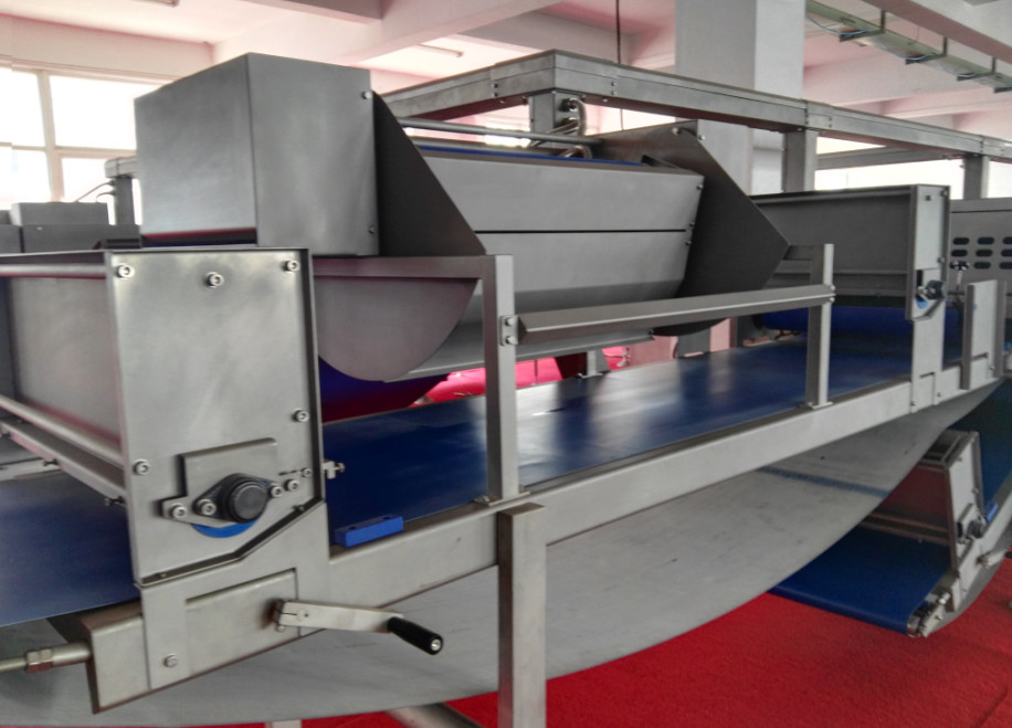 Siemens Plc Puff Pastry Paratha Making Machine With 2 Sets Of Laminating Devices