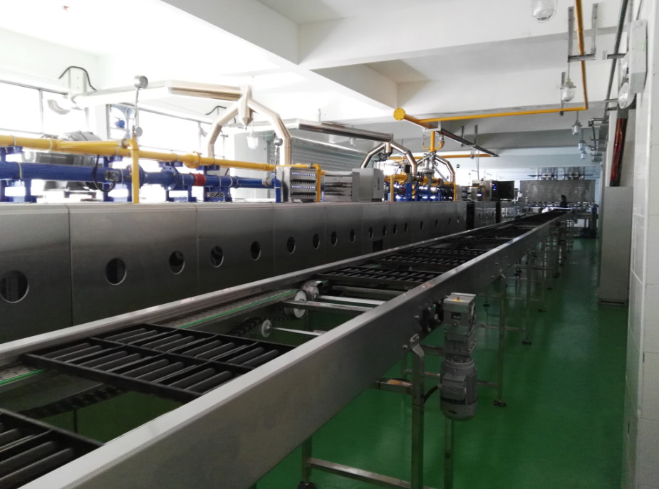 150 mm Diameter Pita Production Line With Tunnel Oven and Cooling System