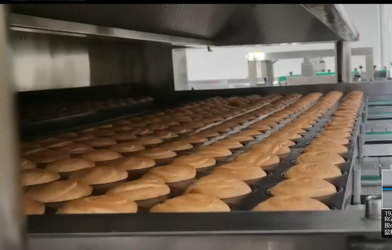 Industrial Hamburger Buns Bread Making Machine Automatic Production Line