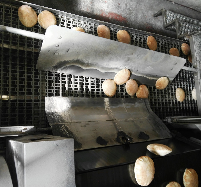 Turnkey Solution Automatic Pita Production Line With Spiral Cooler And Package Solution
